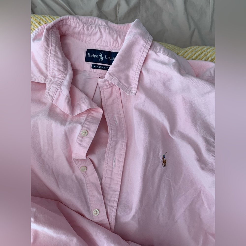 Ralph Lauren pink button down